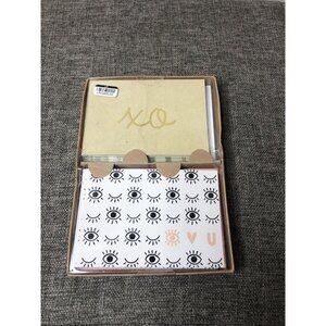 Design Group Beige Black 24 Count Xs Os Love Notecards with Envelopes 5" x 3.5"